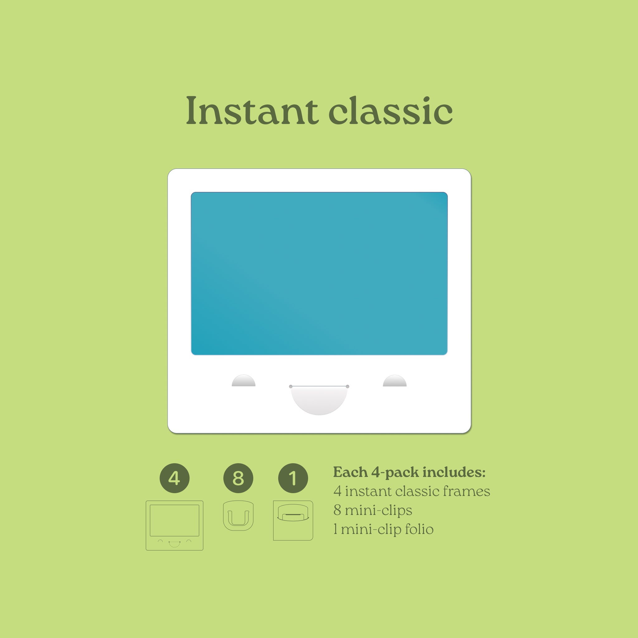 Instant Classic Landscape Frame 4-pack