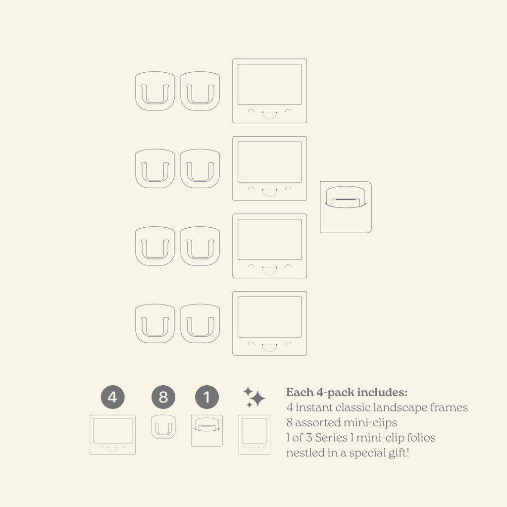 Instant Classic Landscape Frame 4-pack