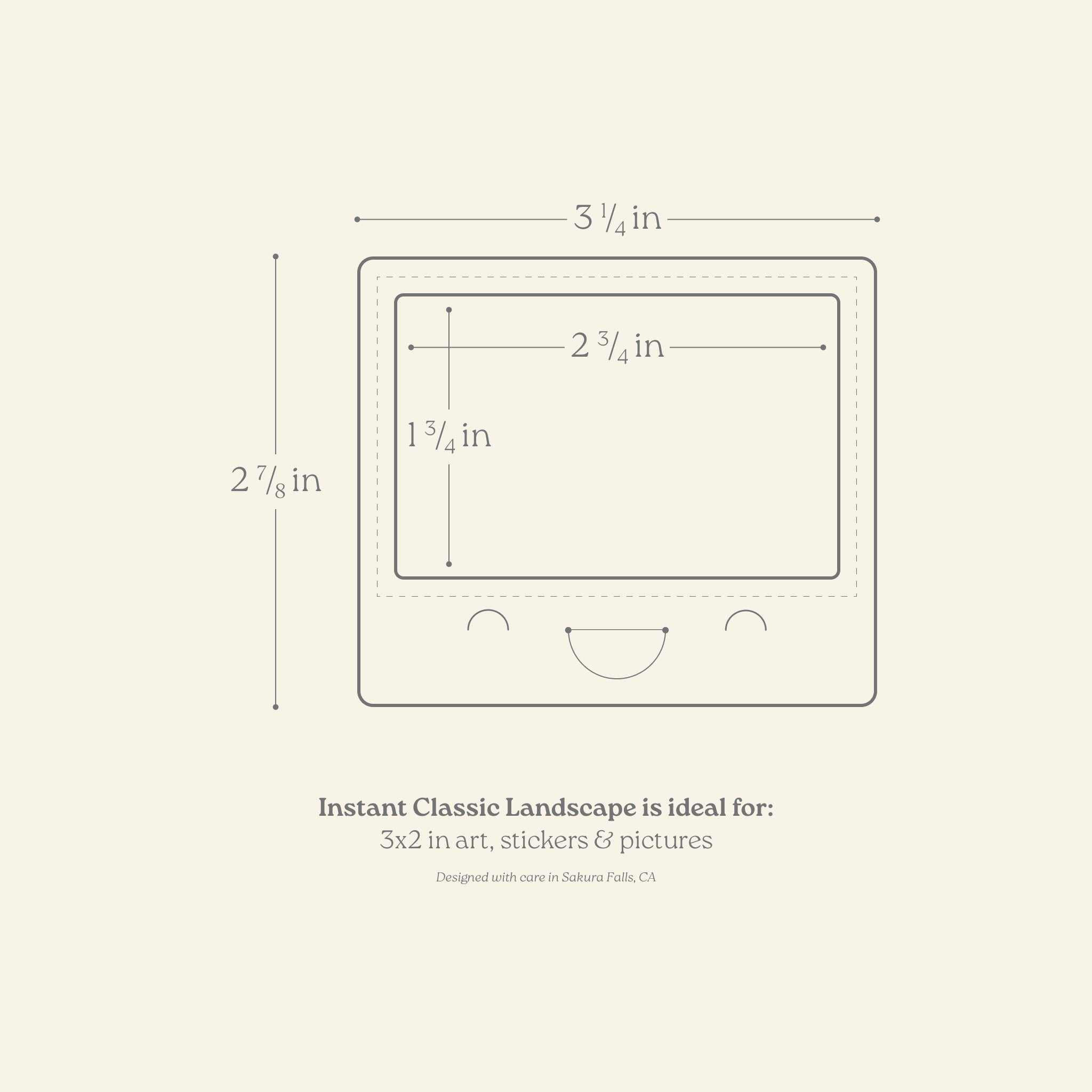 Instant Classic Landscape Frame 4-pack