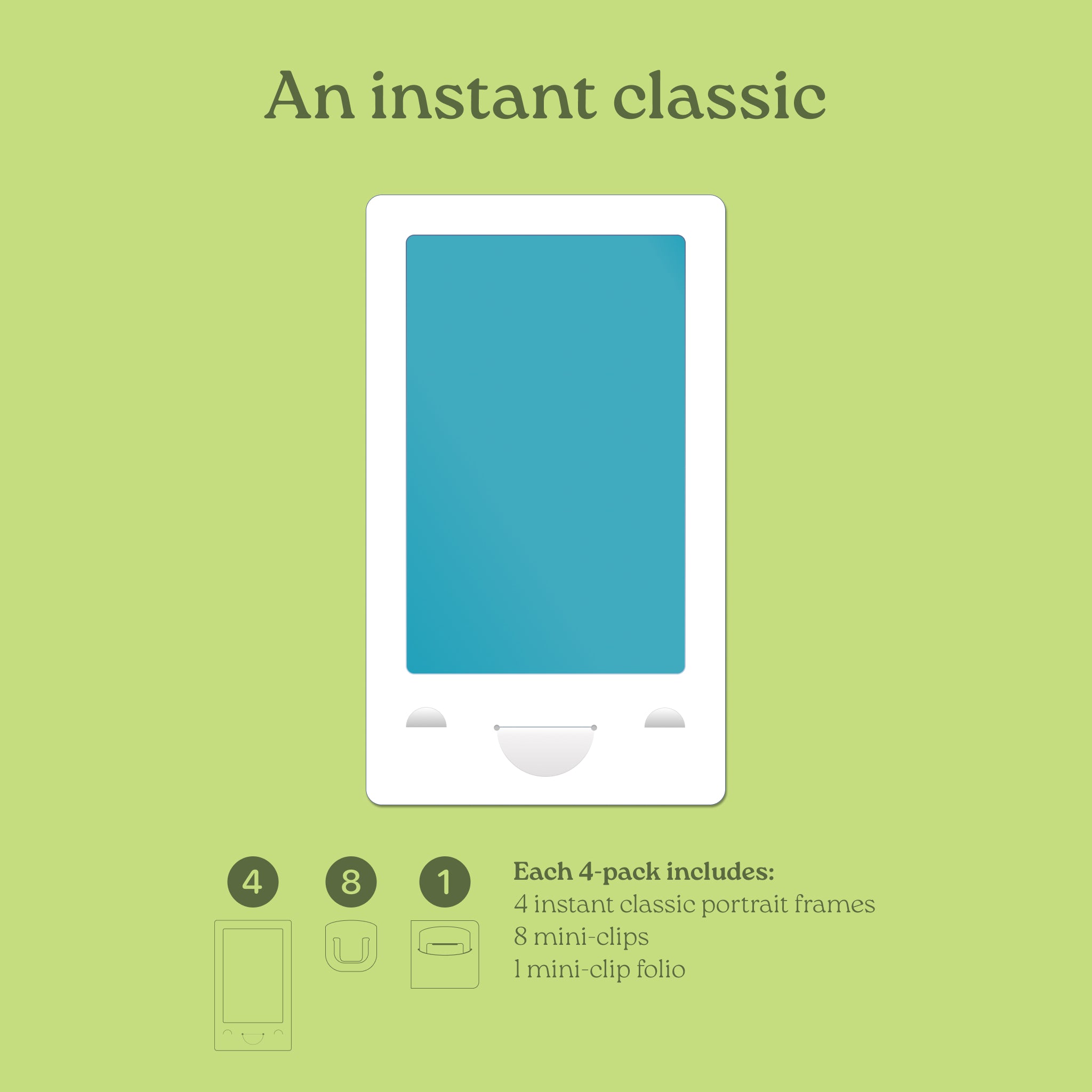 Instant Classic Portrait Frame 4-pack