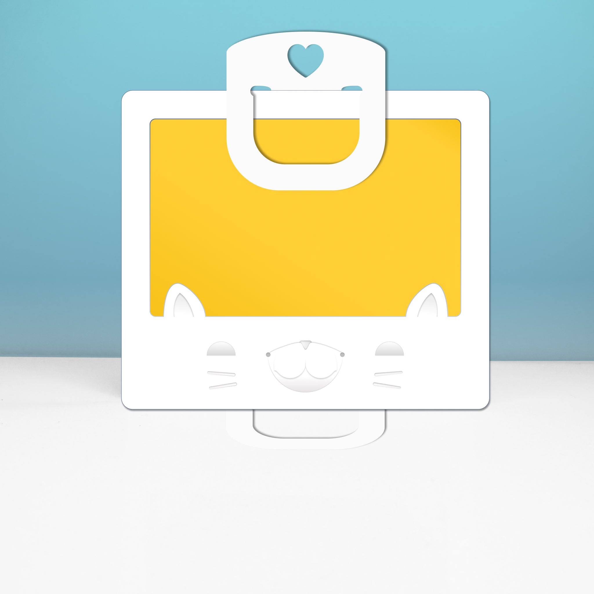 Instant Friends Cat Landscape Frame 4-pack