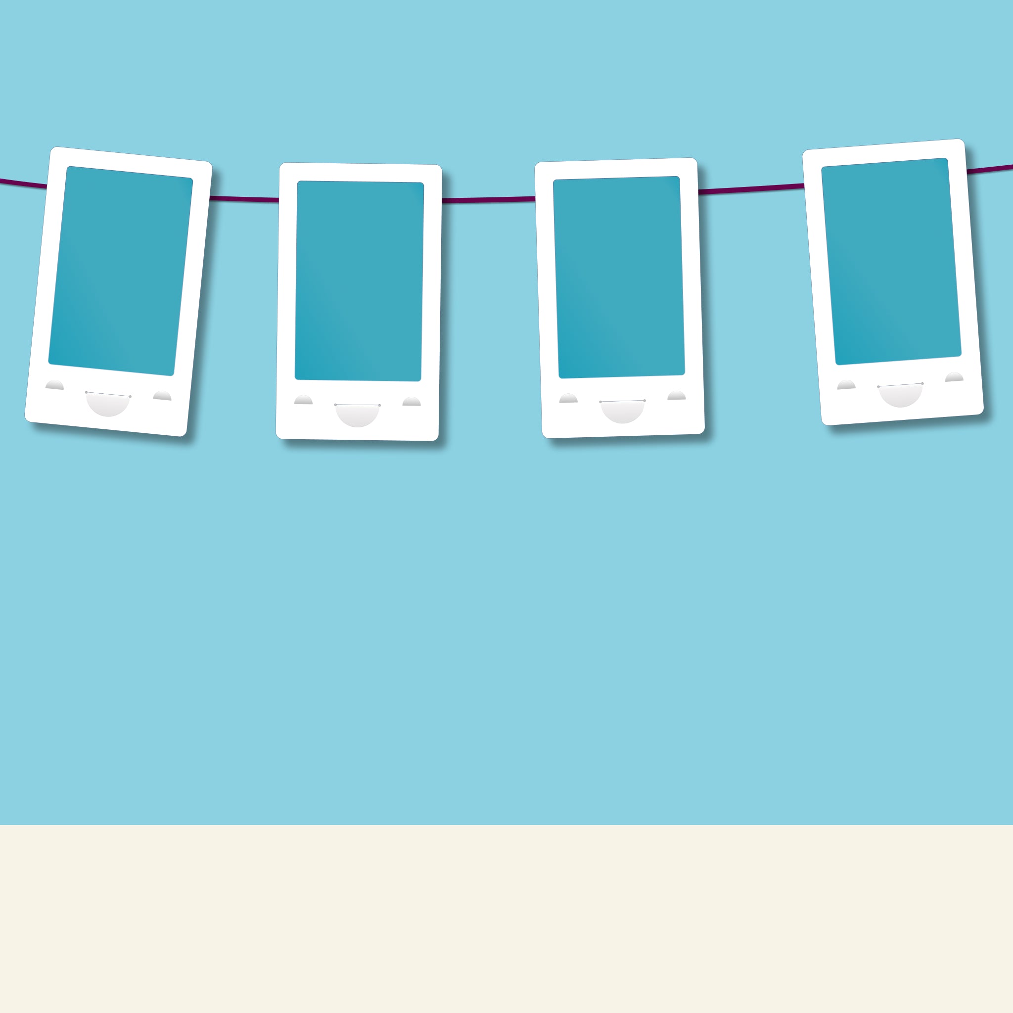 Instant Friends Cat Portrait Frame 4-pack