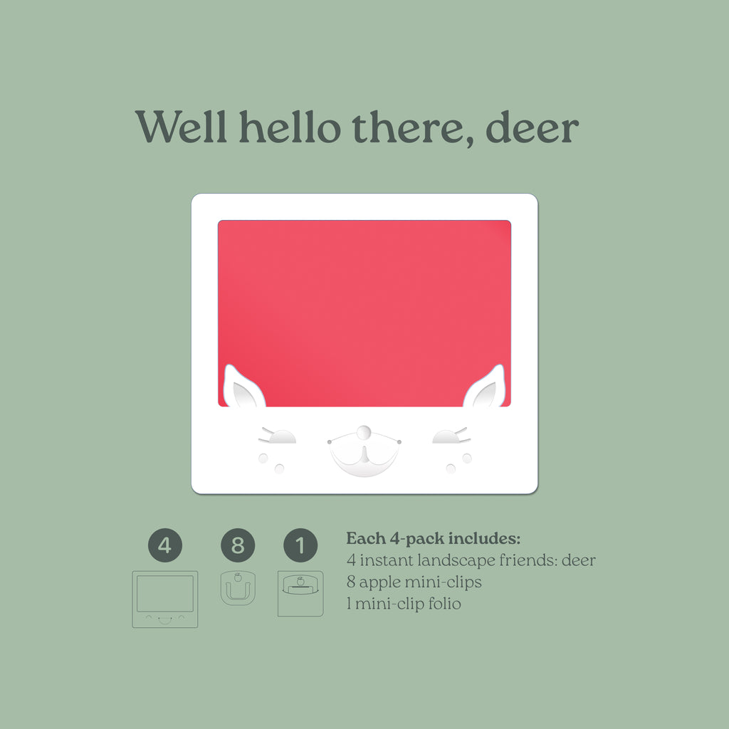 Instant Friends Deer Landscape Frame 4-pack