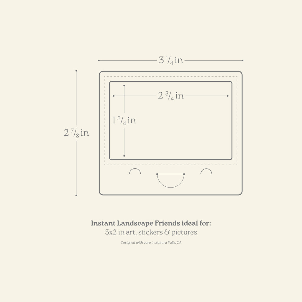 Instant Friends Deer Landscape Frame 4-pack