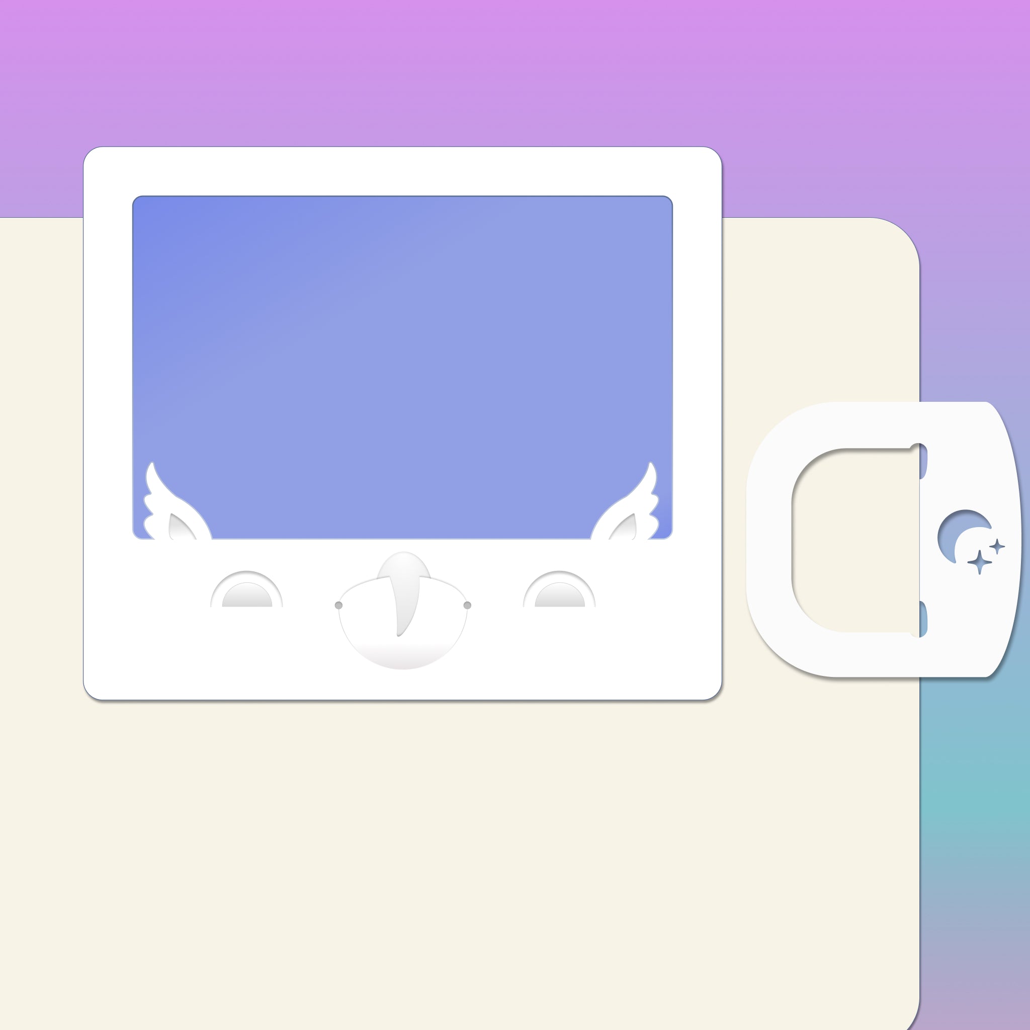 Instant Friends Owl Landscape Frame 4-pack