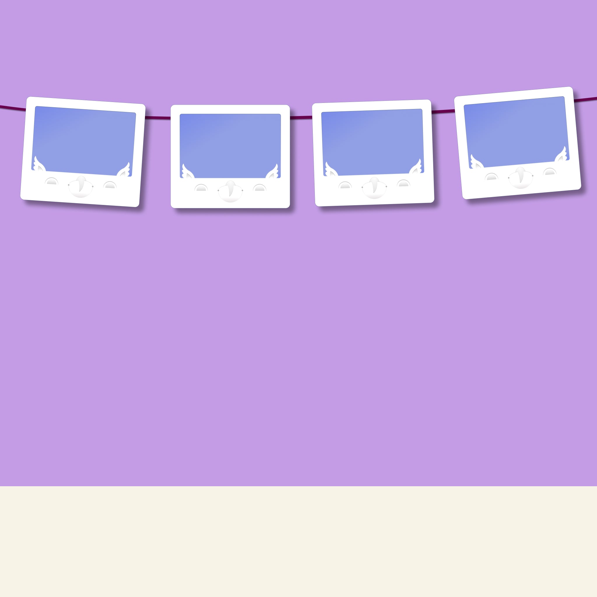 Instant Friends Owl Landscape Frame 4-pack