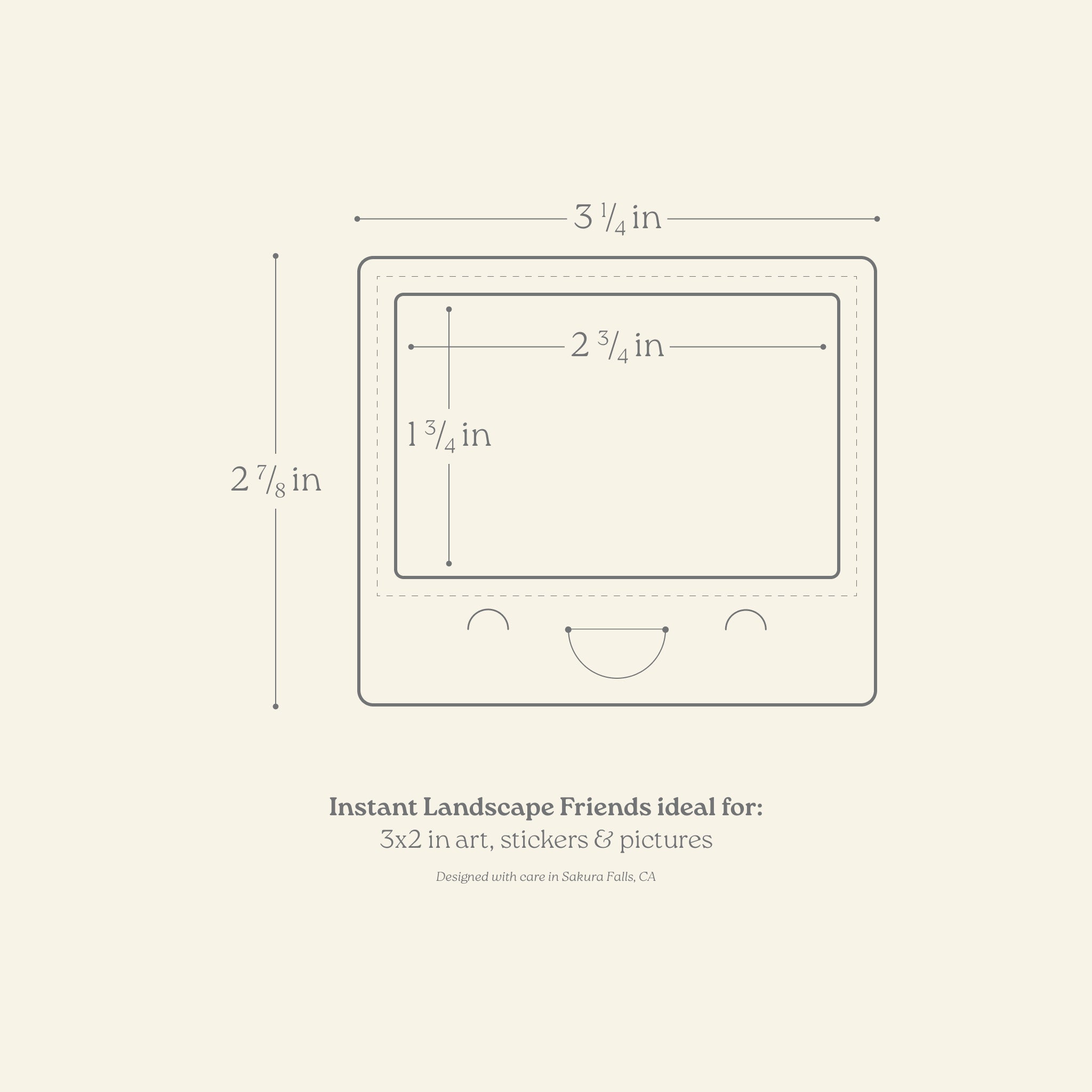 Instant Friends Owl Landscape Frame 4-pack