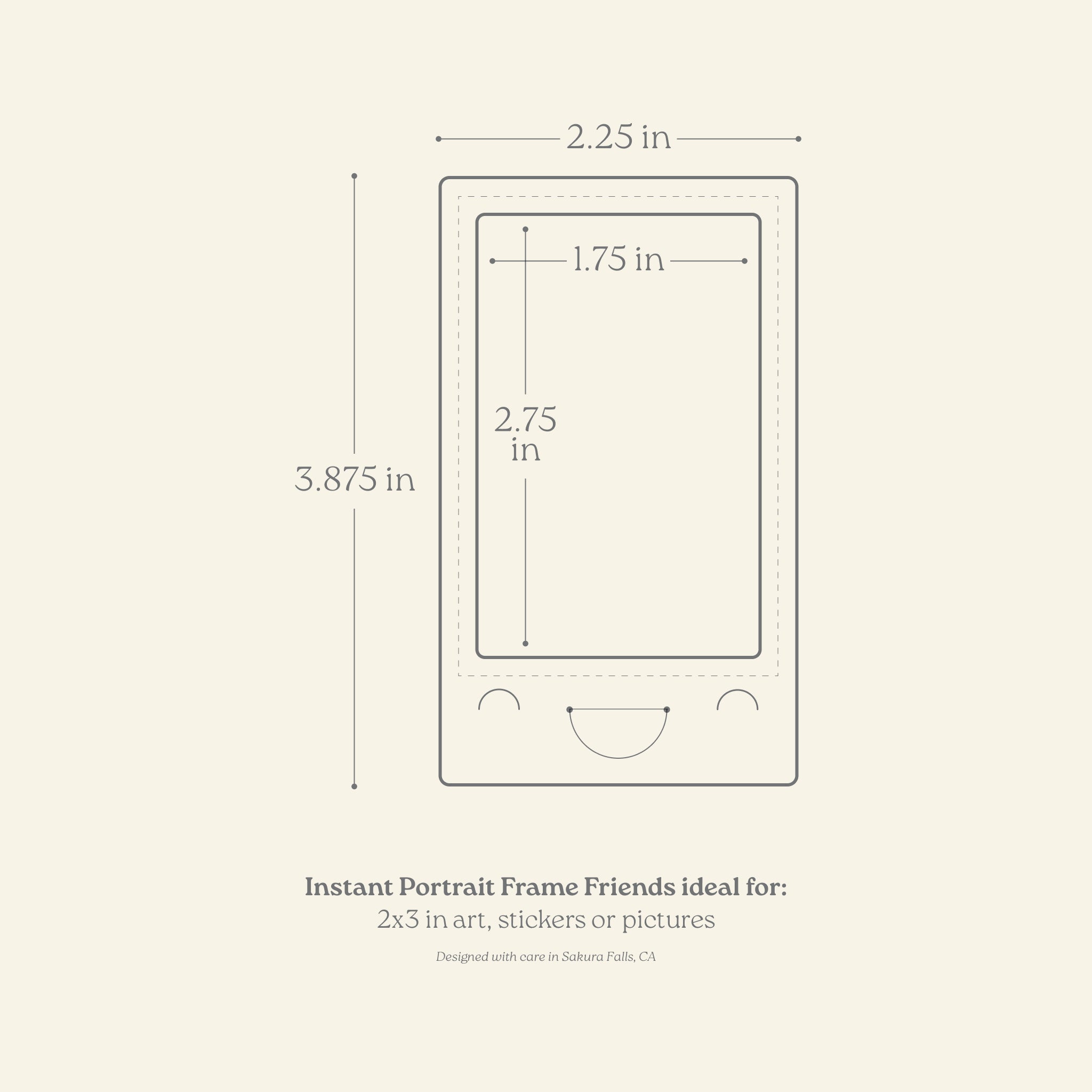 Instant Friends Owl Portrait Frame 4-pack