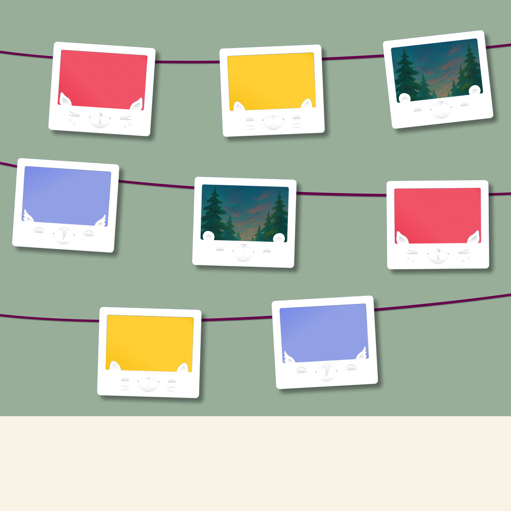 Instant Friends Mixed Landscape Frame 4-pack