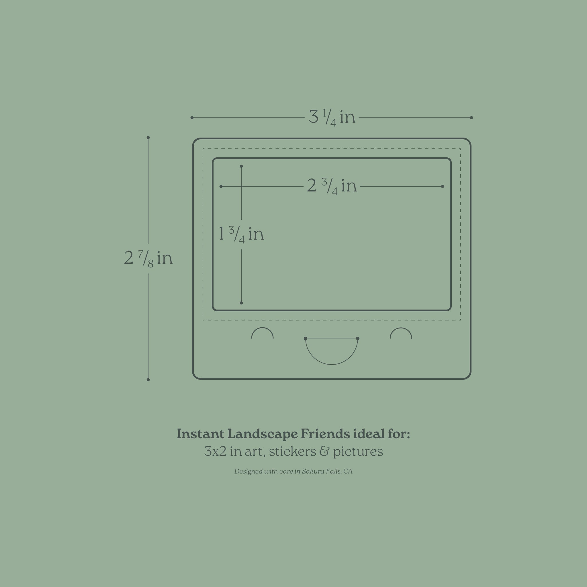 Instant Friends Mixed Landscape Frame 4-pack