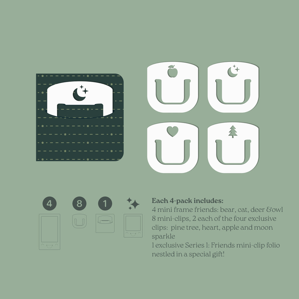 Instant Friends Mixed Portrait Frame 4-pack