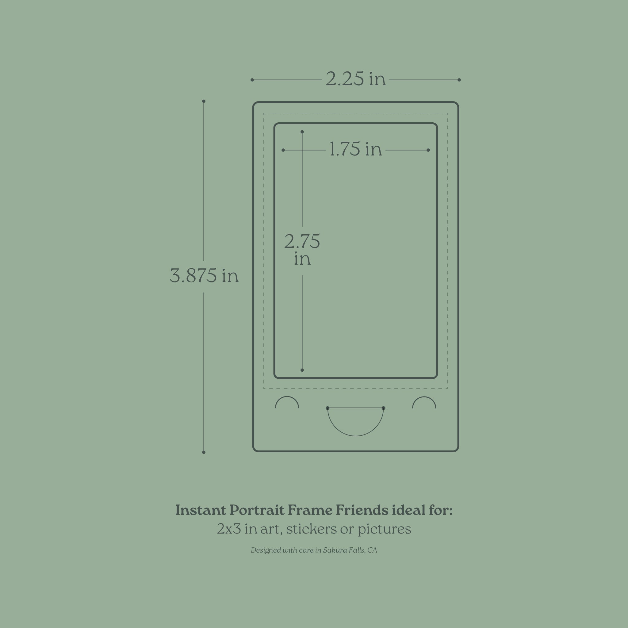 Instant Friends Mixed Portrait Frame 4-pack