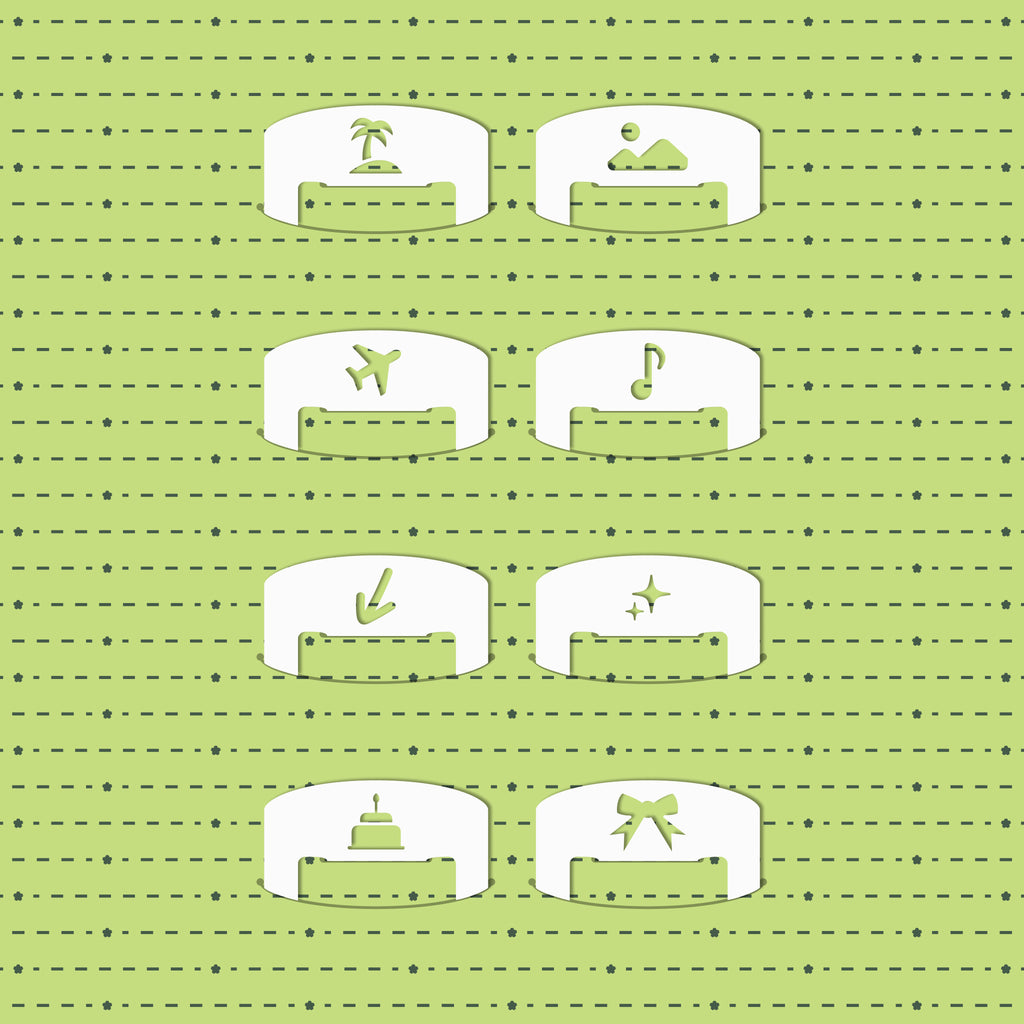 Mini Clip Series 1 Folio - Group 1 "Island" 8-clip pack