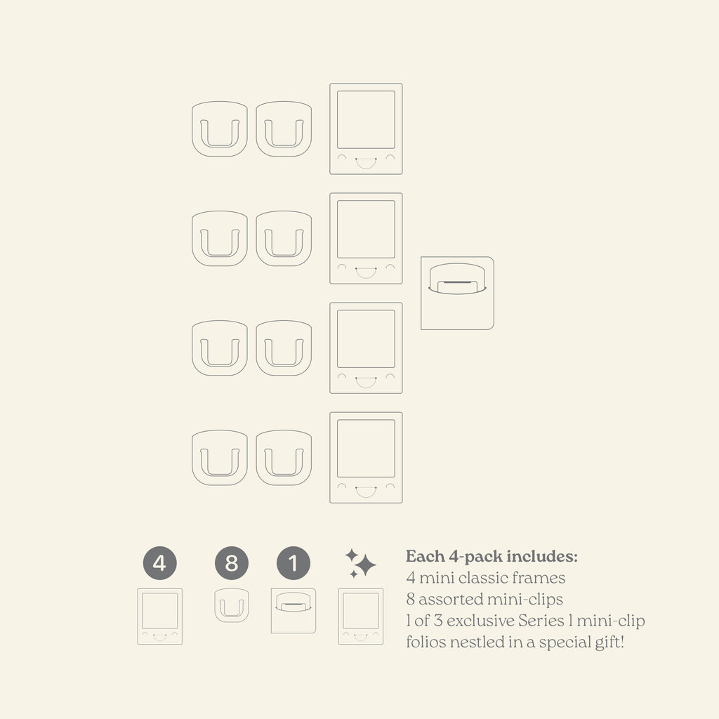 Mini Classic Frame 4-pack