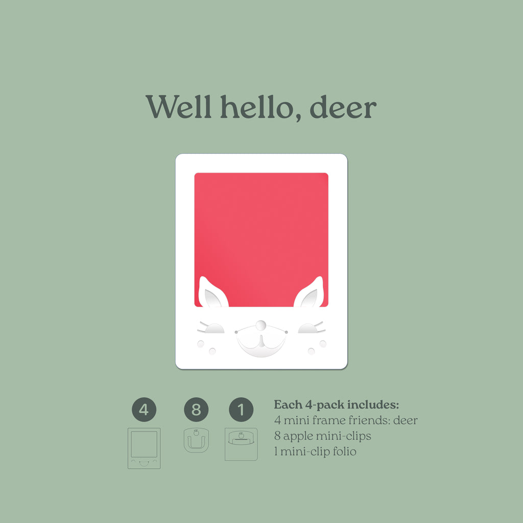 Mini Friends Deer Frame 4-pack