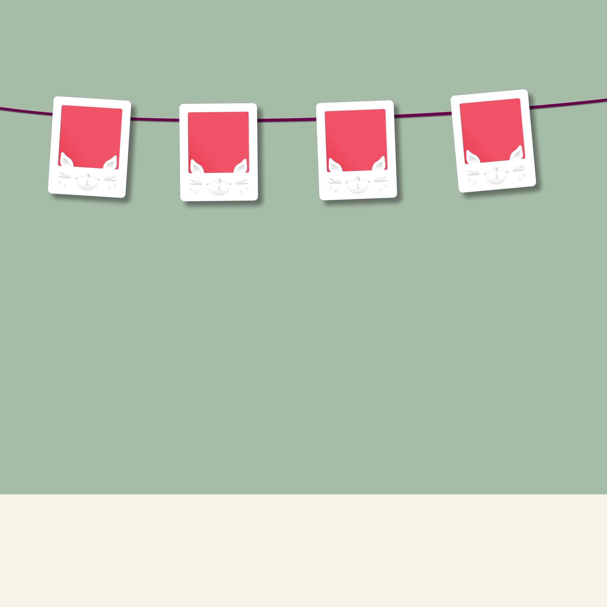 Mini Friends Deer Frame 4-pack