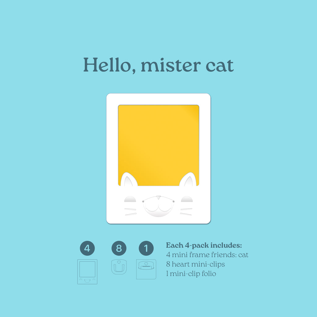 Mini Friends Cat Frame 4-pack