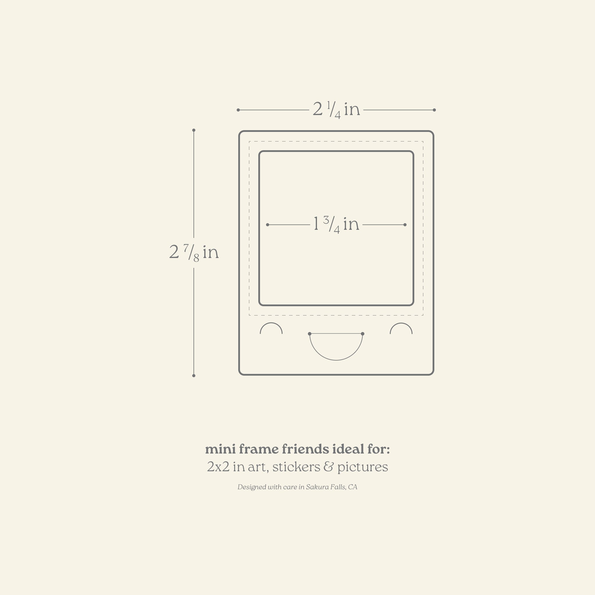 Mini Friends Cat Frame 4-pack